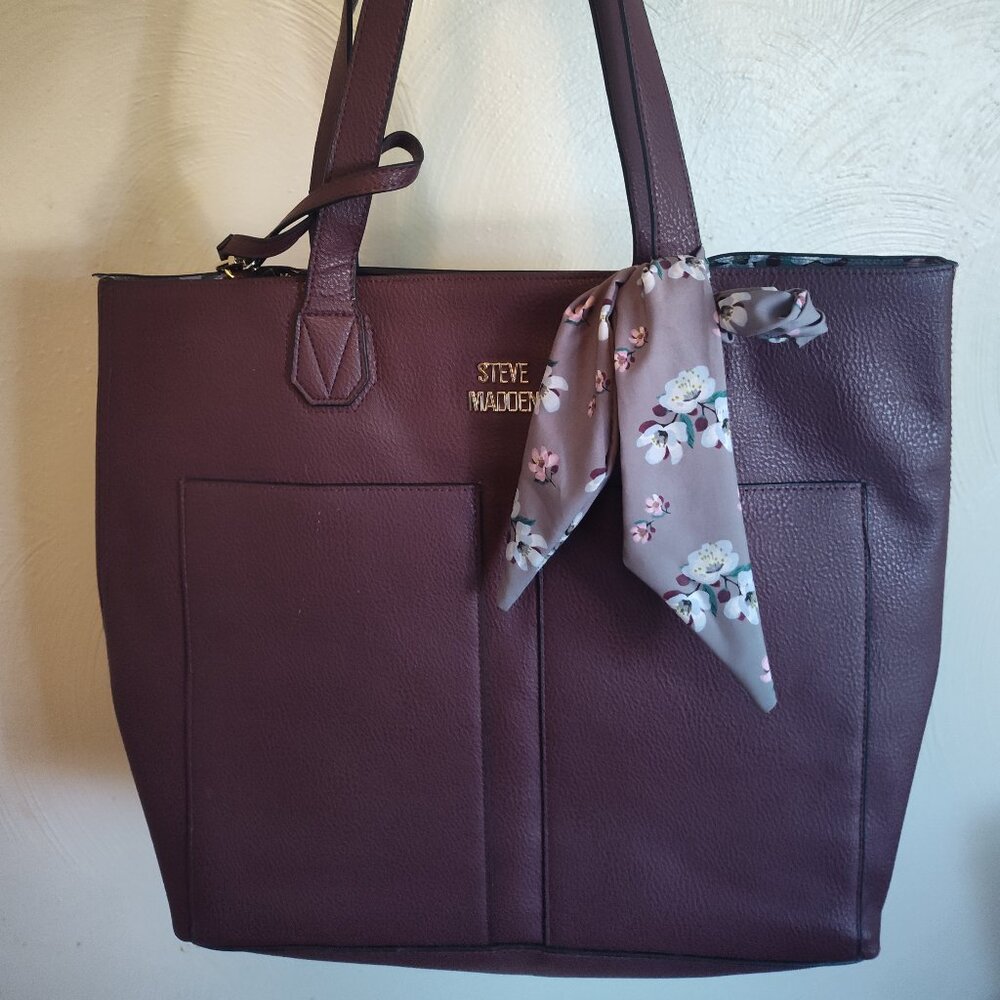 Plum Steve Madden Nellie Tote Bag